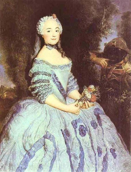 antoine pesne Portrait of the Actress Babette Cochois (c.1725-1780), later Marquise Argens Germany oil painting art